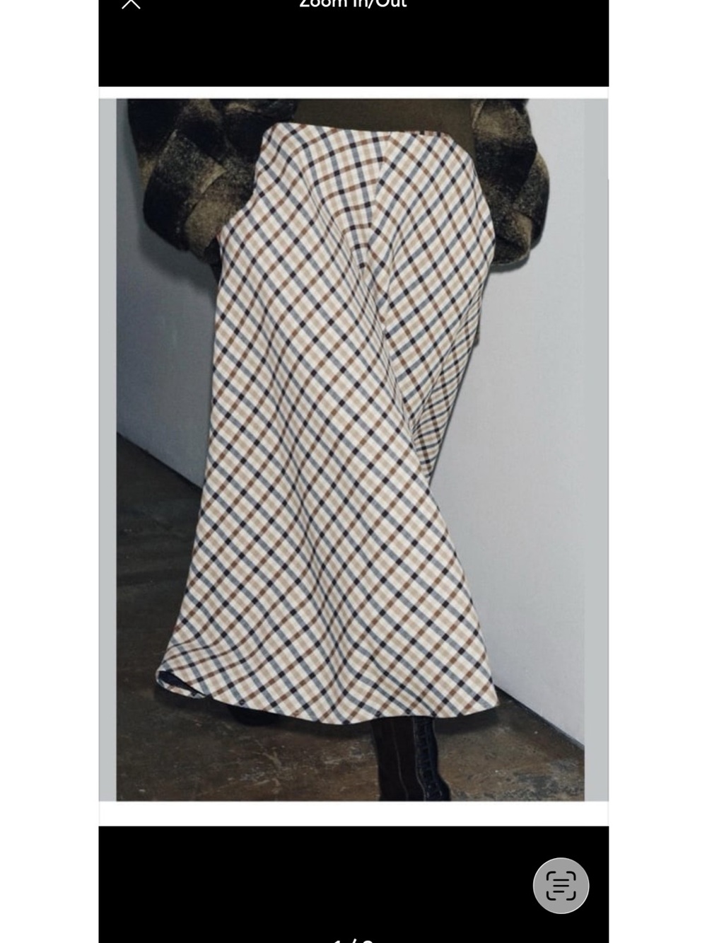 Zara A line skirt